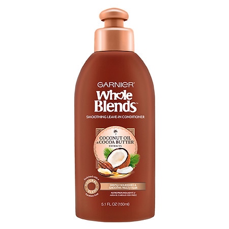 Garnier Whole Blends Leave-In Conditioner with Coconut Oil & Cocoa Butter Extracts - 5.1 fl oz