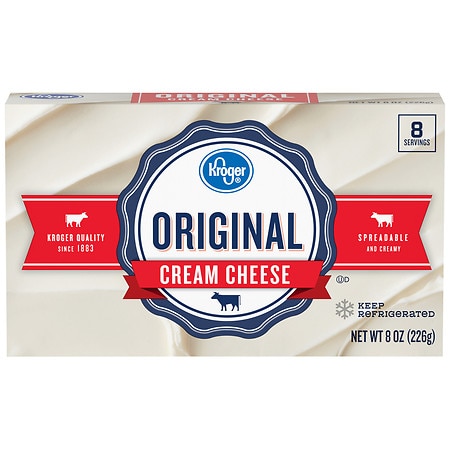 Kroger Original Cream Cheese - 8.0 oz