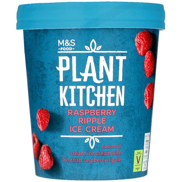 M&S Plant Kitchen Raspberry Ripple Ice Cream