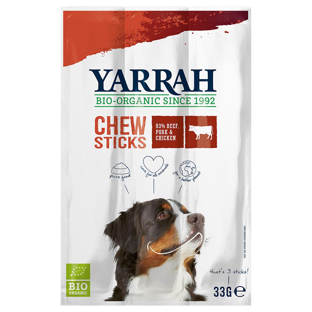 Yarrah Organic Dog Chew Sticks - 33g