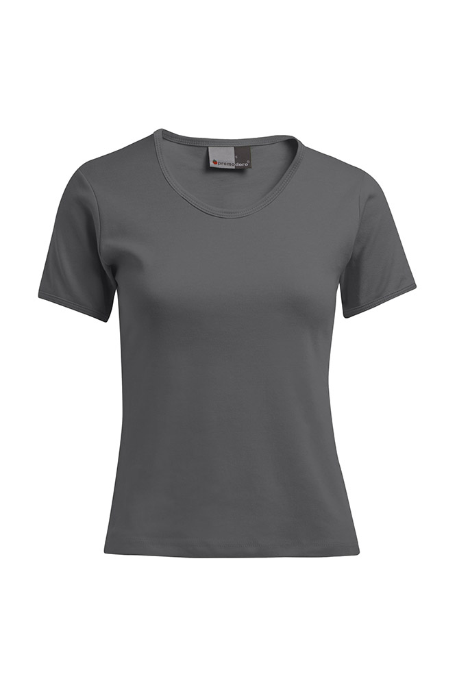 Interlock T-Shirt Plus Size Damen Sale, Hellgrau, XXL