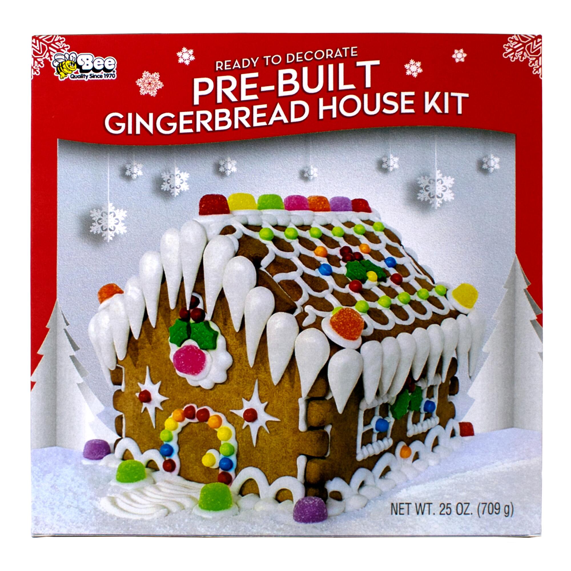Bee Pre-Built Gingerbread House Kit by World Market