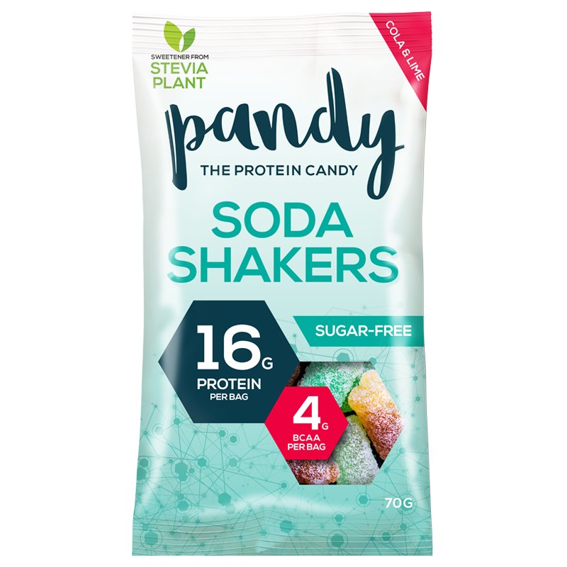 Godis "Soda Shakers Sugarfree" 70g - 40% rabatt
