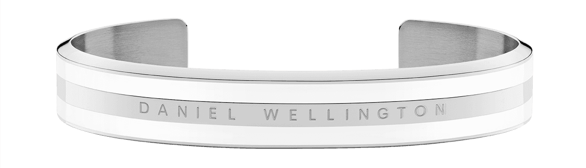 Daniel Wellington DW Emalie Bracelet Satin White S Sølv