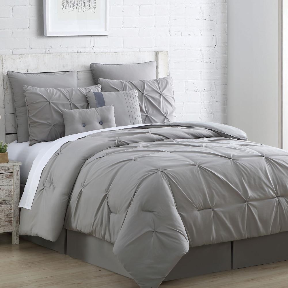 Amrapur Overseas Ella comforter set Multi Multi Reversible King Comforter (Blend with Polyester Fill) | 38EMBCFB-ELG-KG