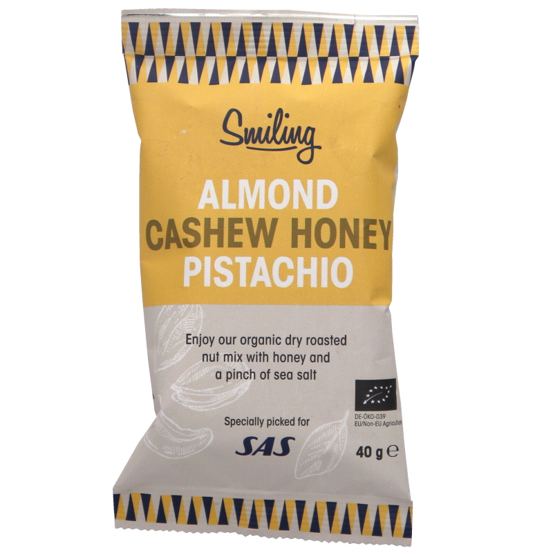 Eko Nötmix Honey, Cashews, Almonds, Pistachios & Sea salt - 33% rabatt