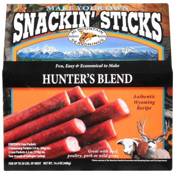 Hi Mountain Seasonings Hunters Blend Snackin' Stick Kit