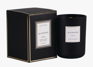 Blackwood matt tuoksukynttilä musta