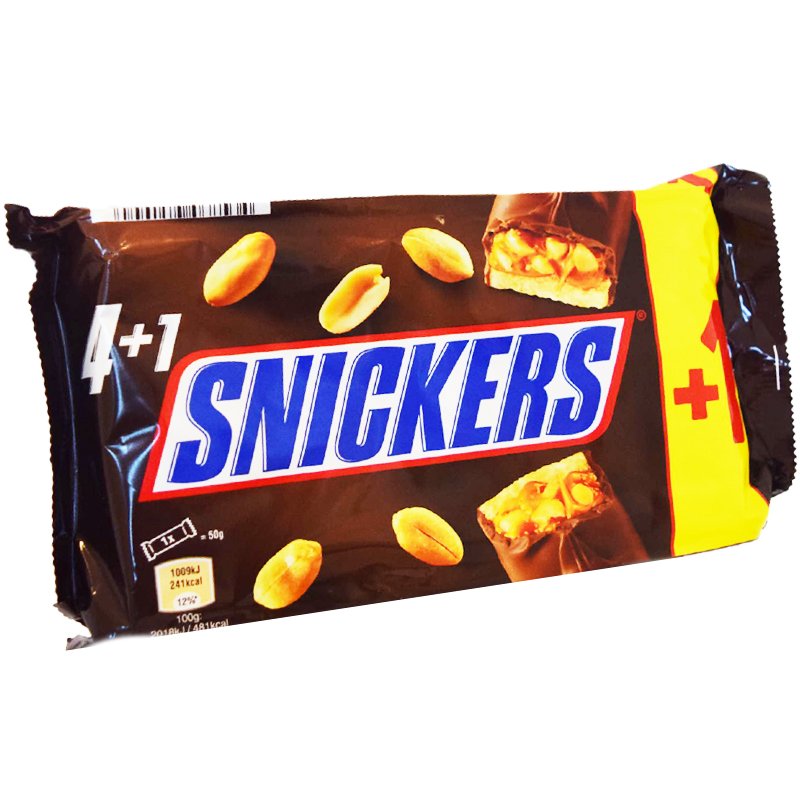 Snickers 5-pack 5 x 50g - 37% rabatt