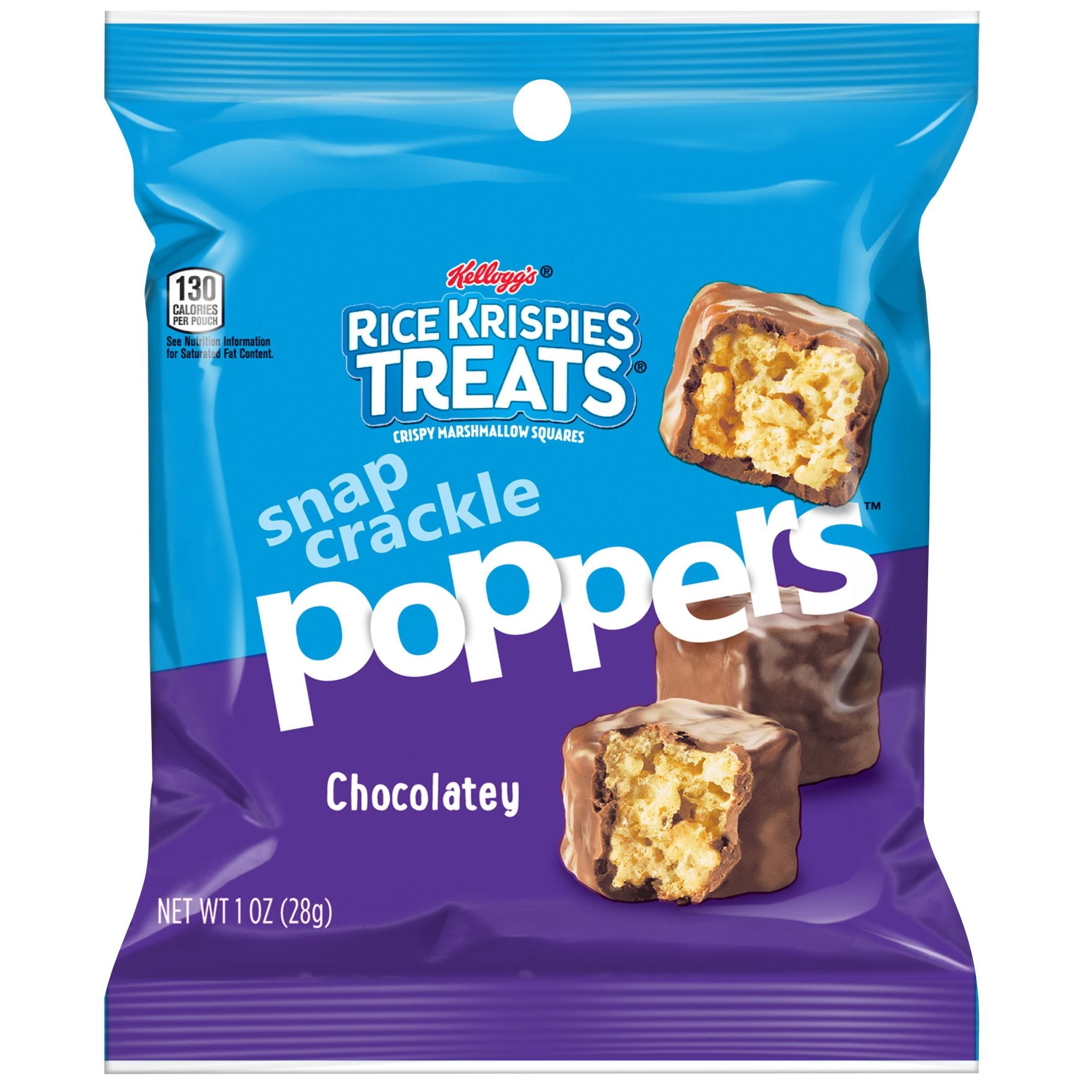 Kellogg's Rice Krispies Treats Poppers, Chocolatey - 1 oz