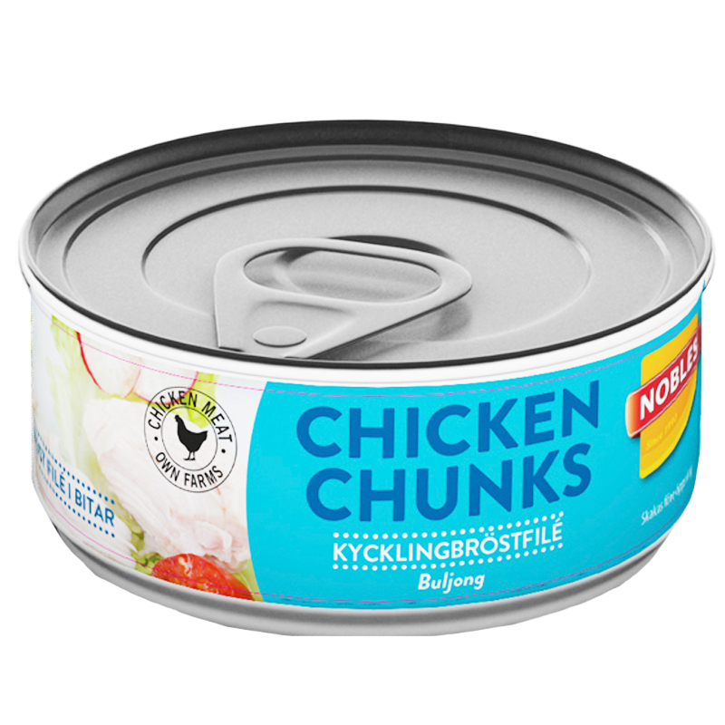 Kycklingbitar i Buljong "Chicken Chunk" 160g - 17% rabatt
