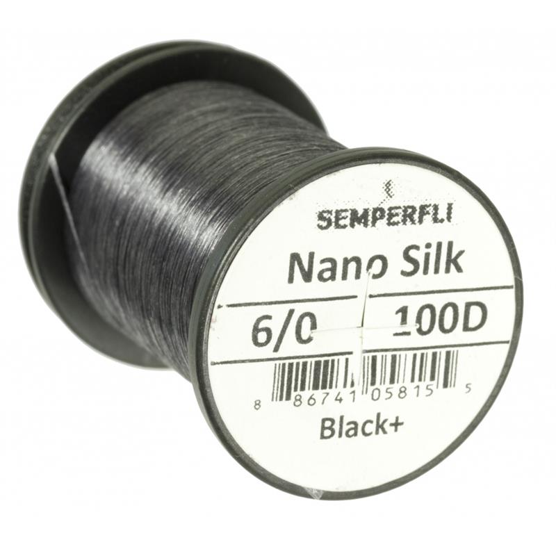 Semperfli Nano Silk Predator 100D 6/0 Black+