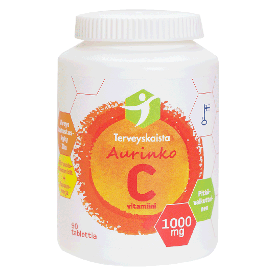 Osta Aurinko C vitamiini 1000 Mg PITK VAIKUTTEINEN 90 Tabl Netist 