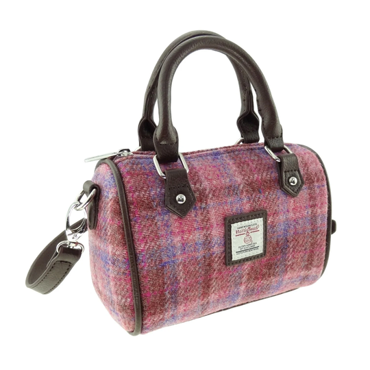 New Tartan authentic Bowler Bag Purse Blue Green Black Malcolm Plaid Scotland