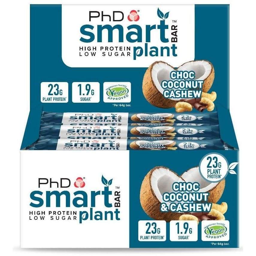 Smart Bar Plant, Choc Coconut & Cashew - 12 bars