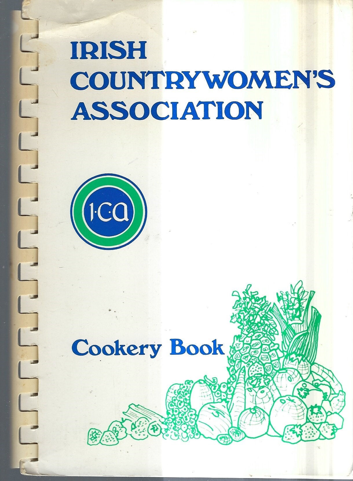 Dublin Ireland Vintage 1985 Irish Countrywomen's Association Cookery Book All Ethnic Cookbook Favorite Recipes Collectible Rare Cook