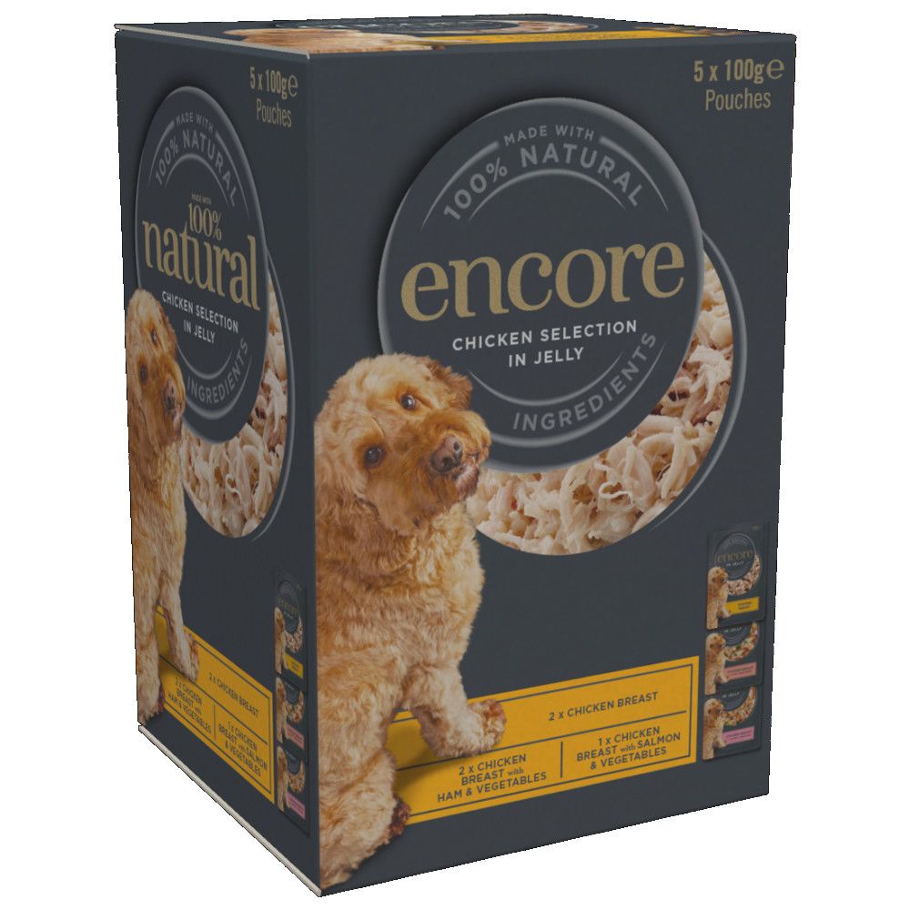 Encore Dog Jelly Pouch Multipack 100g - Saver Pack: Finest Collection 20 x 100g
