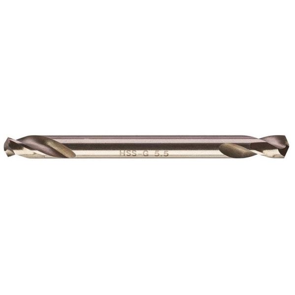 Milwaukee HSS G Metallbor dobbeltsidig, 10-pakning 5,5 mm