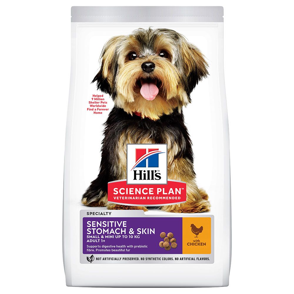 Hill's Science Plan Adult 1+ Sensitive Stomach & Skin Small & Mini Chicken - 6kg