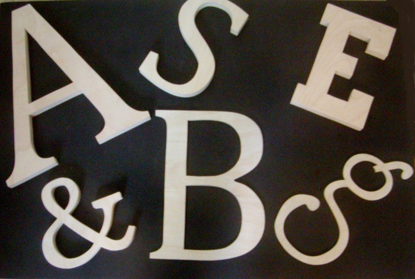 Unfinished Wooden Letters, Sizes 10, 11, 12", 13", 14", 15" - Unpainted Letters, Wood Wall Letters"