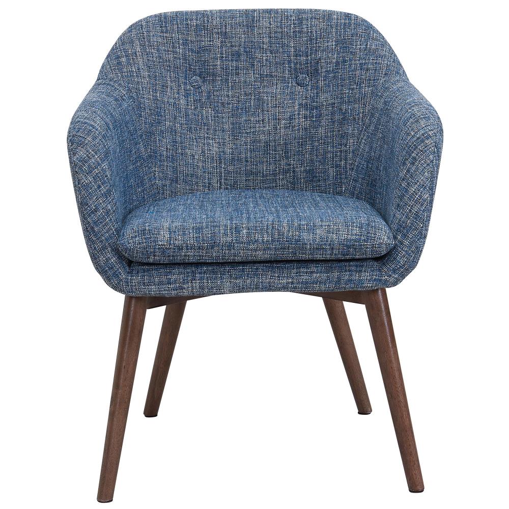 Worldwide Homefurnishings Midcentury Blue Blend Accent Chair Polyester | 403-194BLU
