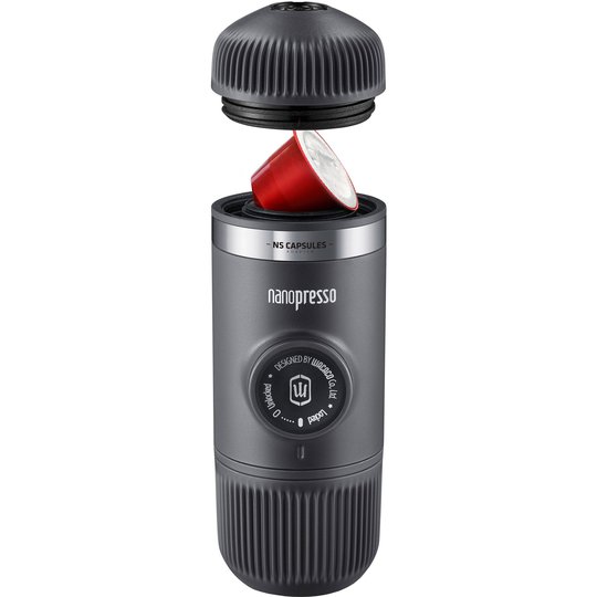 Wacaco Nanopresso espressobryggare grå + Nespresso Adapter