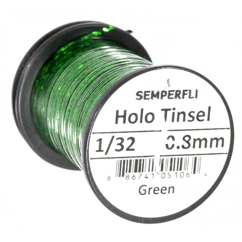 Semperfli Holographic Tinsel Green Medium