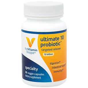Ultimate 10 Probiotic - Targeted Release - 13 Billion CFUs (30 Vegetarian Capsules)