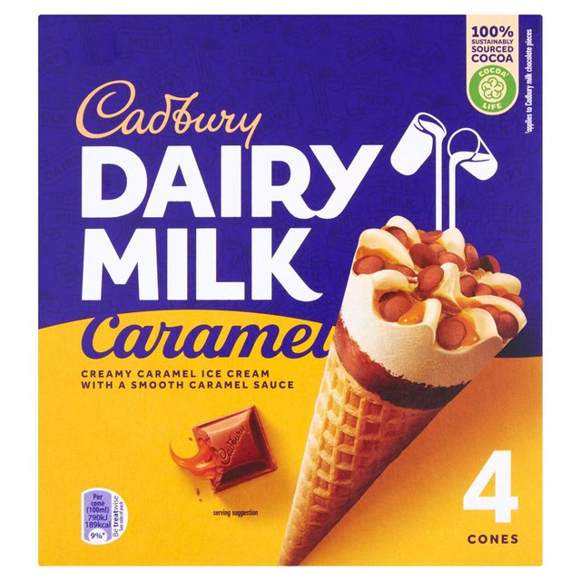 Cadbury Dairy Milk Caramel Cones