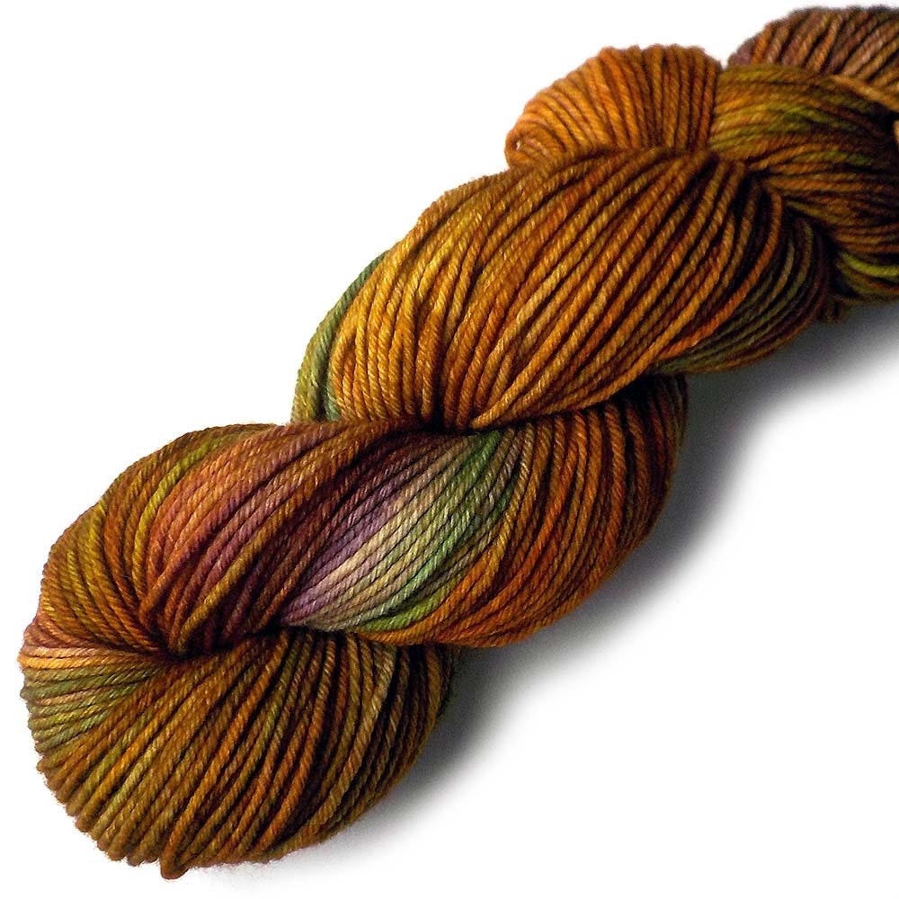 Rambouillet Worsted Yarn Hand Dyed - Meadow