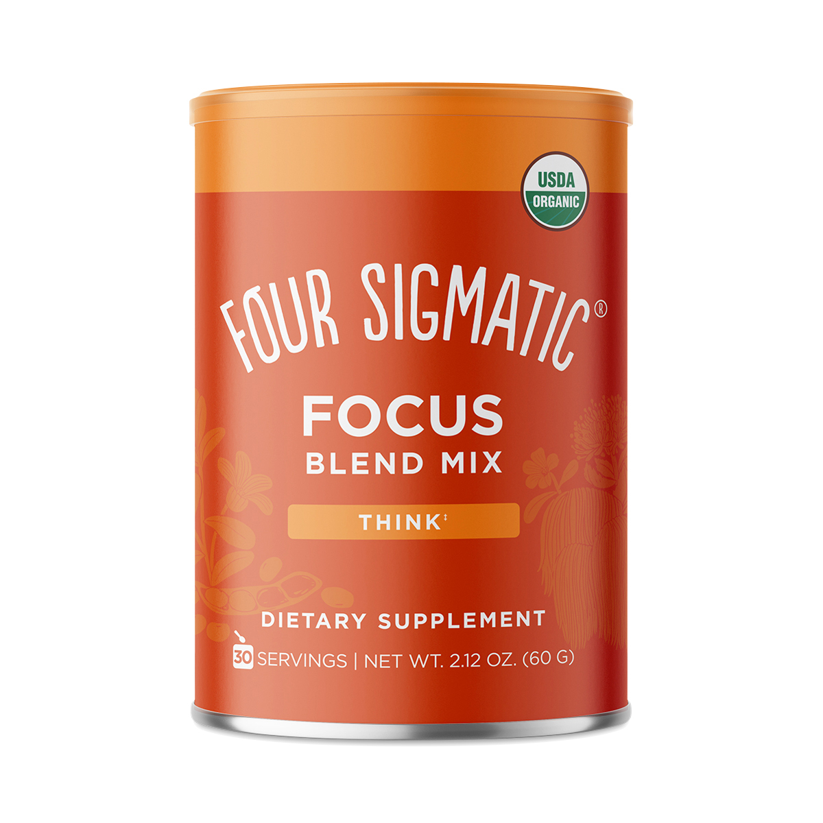 Four Sigmatic Focus Blend Mix 2.12 oz canister