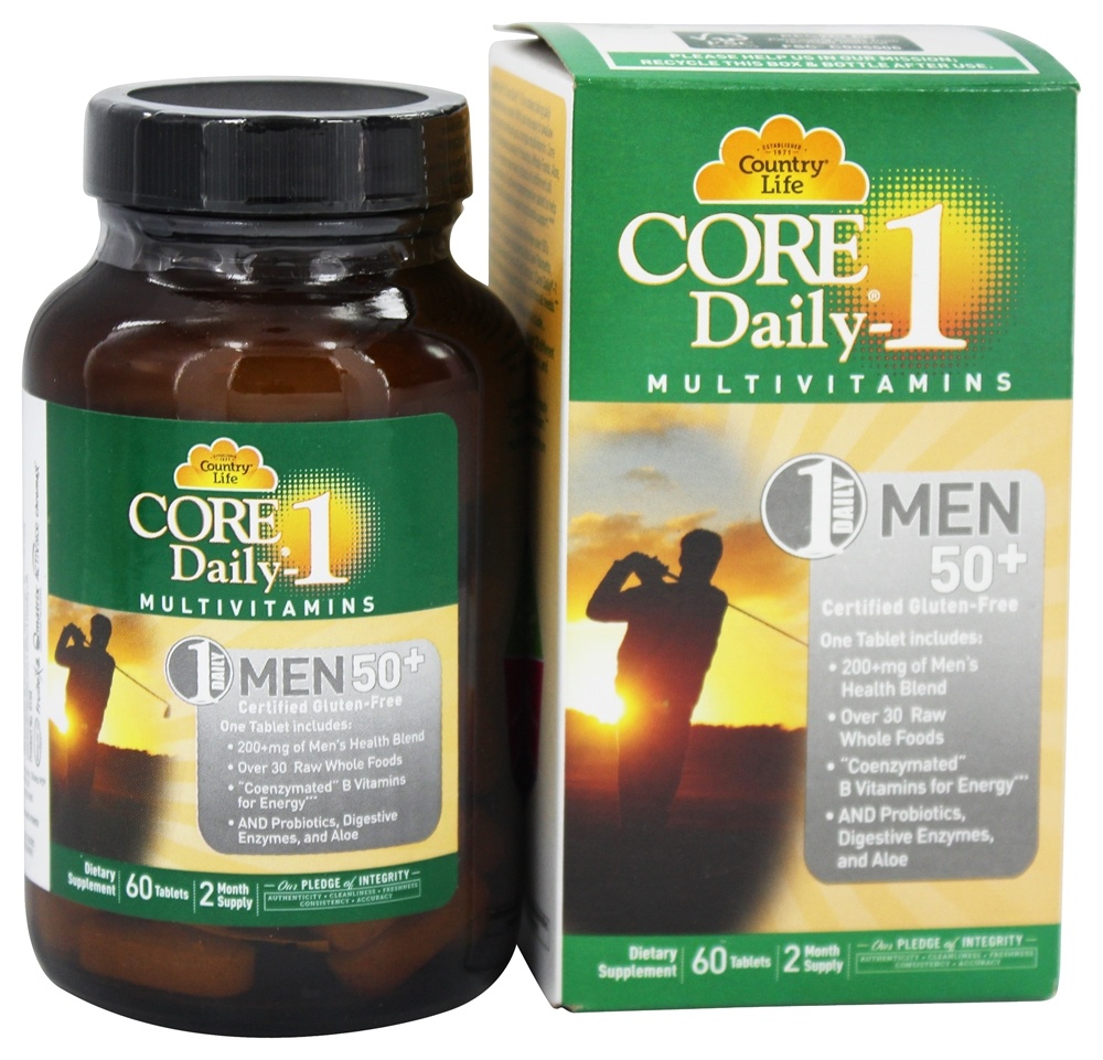 Country Life - Core Daily 1 For Men 50 - 60 Tablets