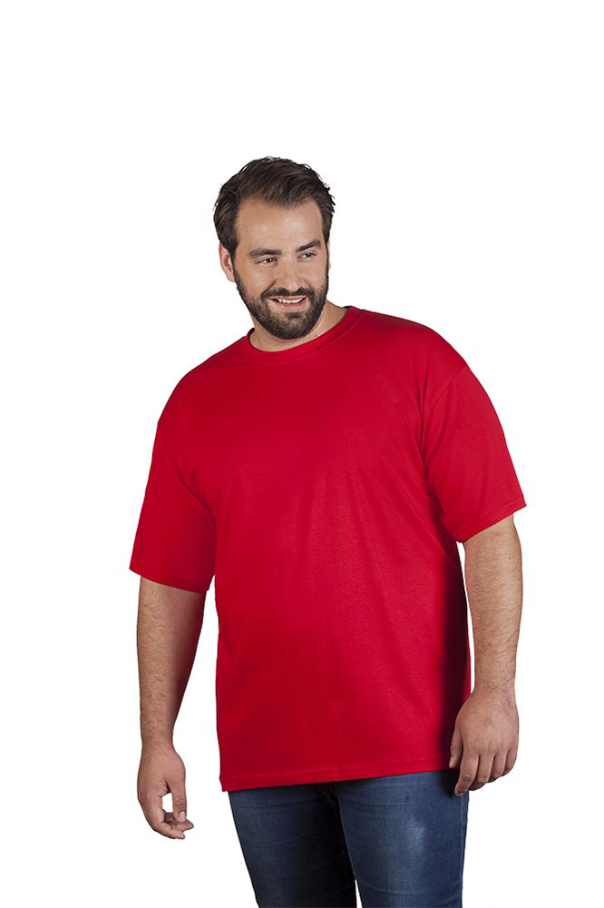 Premium T-Shirt Plus Size Herren, Rot, 4XL