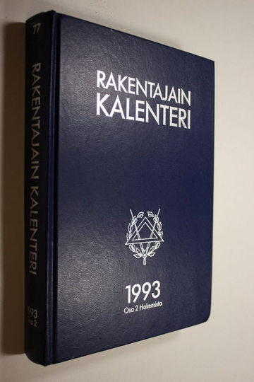 Osta Rakentajain kalenteri 1993 Osa 2: Hakemisto netistä