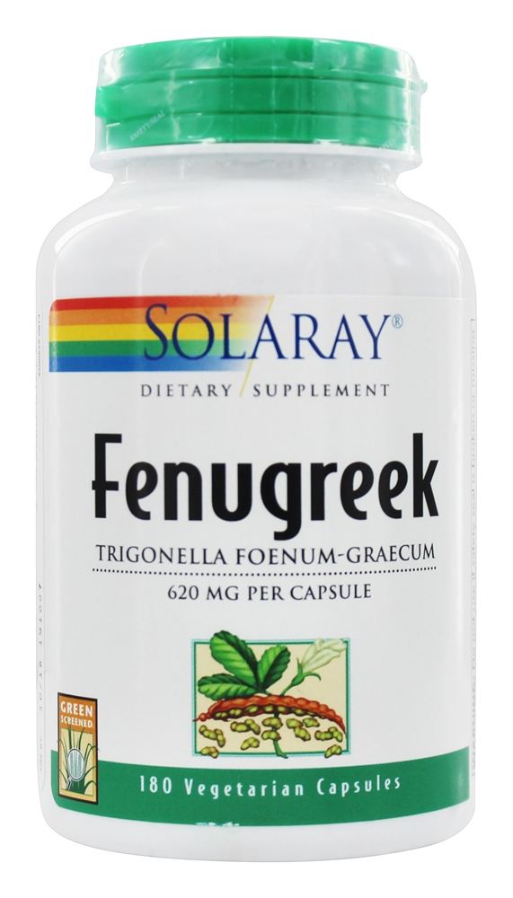 Solaray - Fenugreek 620 mg. - 180 Capsules