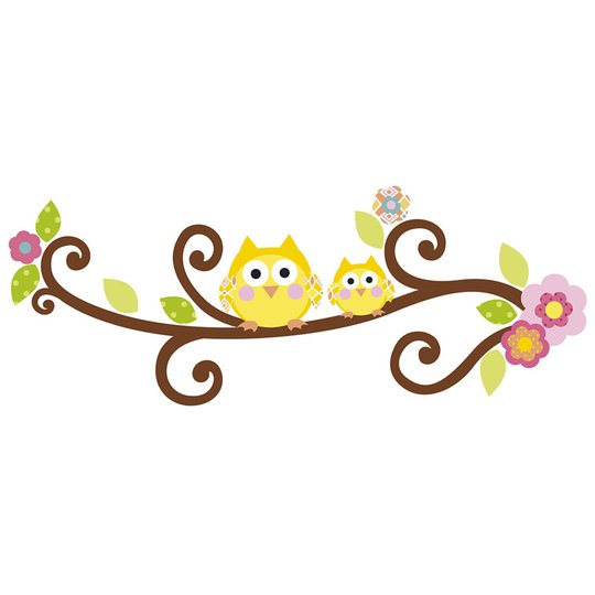 RoomMates Wallstickers Happi Letter Branch