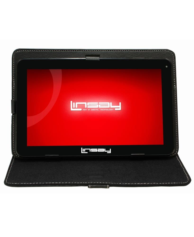 LINSAY 10.1-in Wi-Fi Only Android 10 Tablet with Accessories with Case Included | F10XHDB