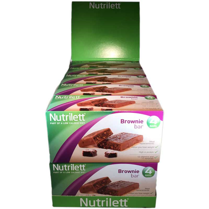 Hel Låda Nutrilett Brownie 10*4-pack - 49% rabatt