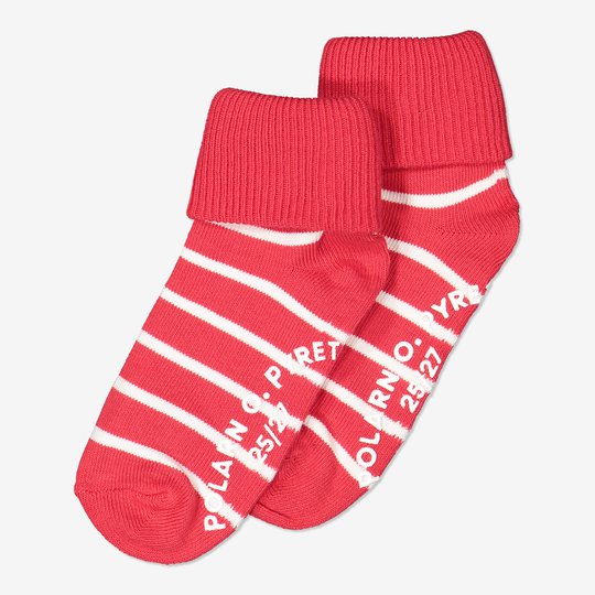 2-pakning sokker sklisikring barn rød