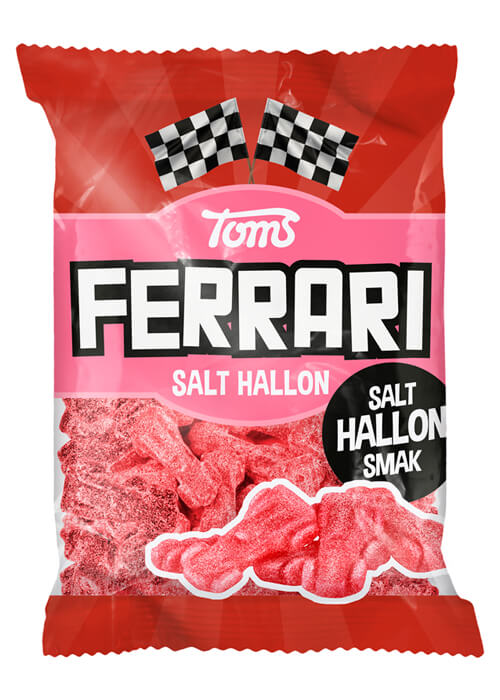 Ferrari Salt Hallon - 120g