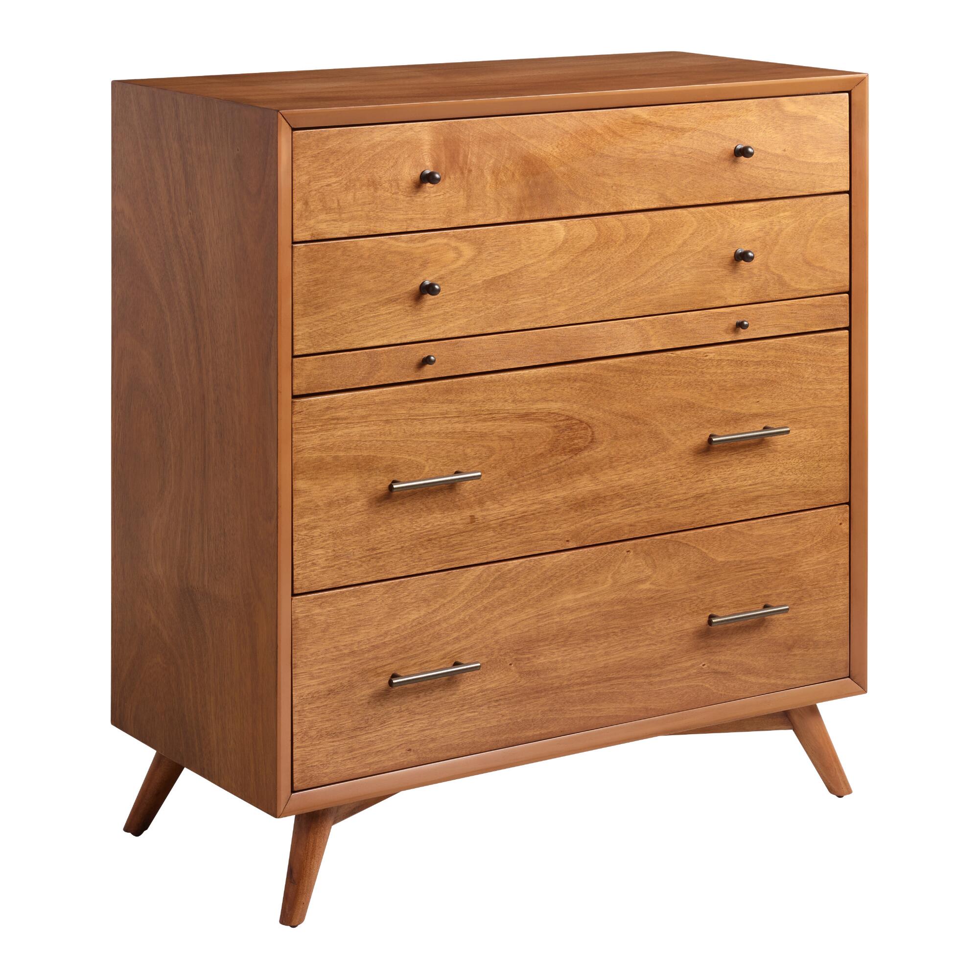Acorn Wood Brewton Dresser with Pullout Tray: Brown by World Market