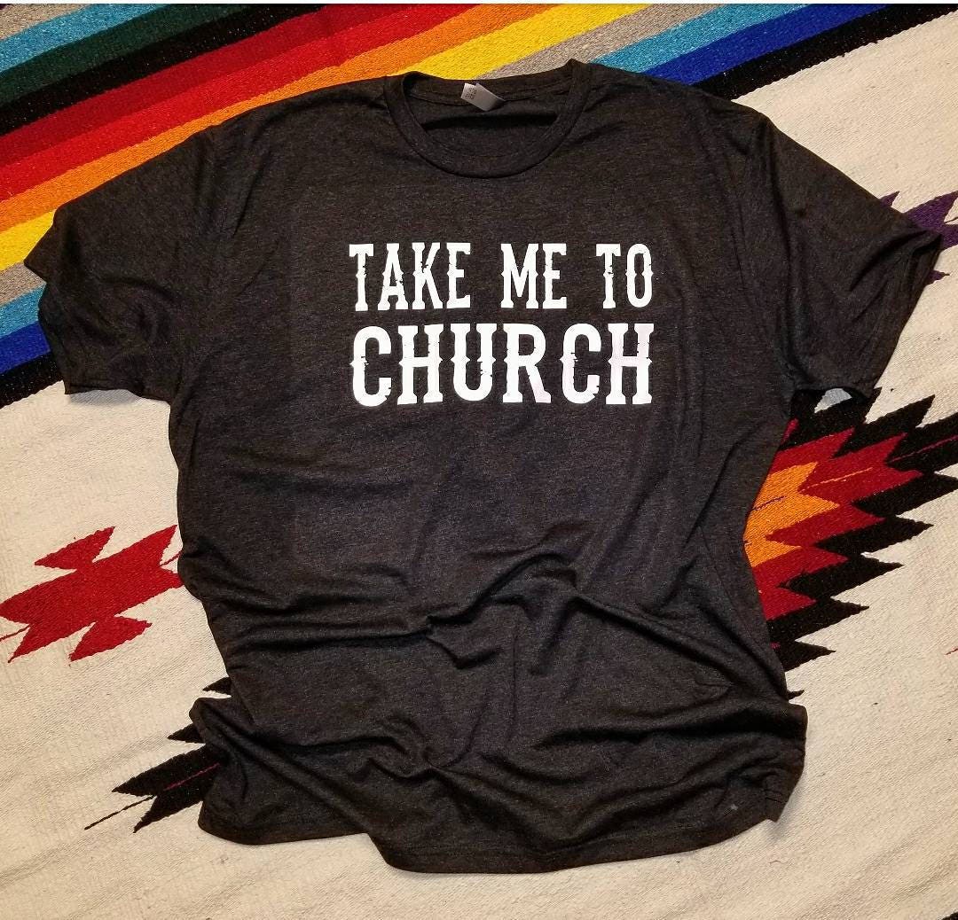 Take Me To Church - Unisex Tri Blend T-Shirt