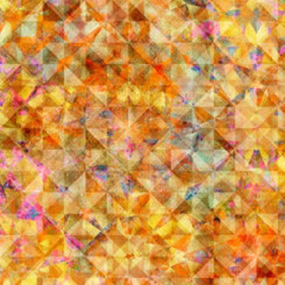 Amber Prism Blender From Reflections Evolution Collection By Dan Morris For Quilting Treasure Fabric - 100% Quilt Shop Cotton