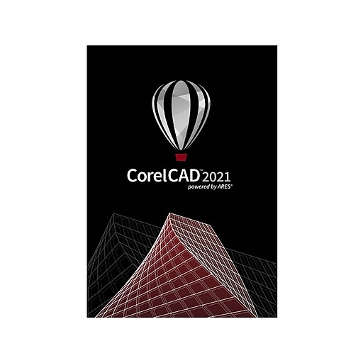 CorelCAD 2021 2D Drafting and 3D Design Tools for Windows and Mac, 1 User, Digital Download