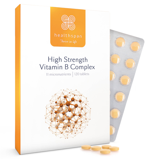 Buy Healthspan High Strength Vitamin B Complex 120 Tablets Online