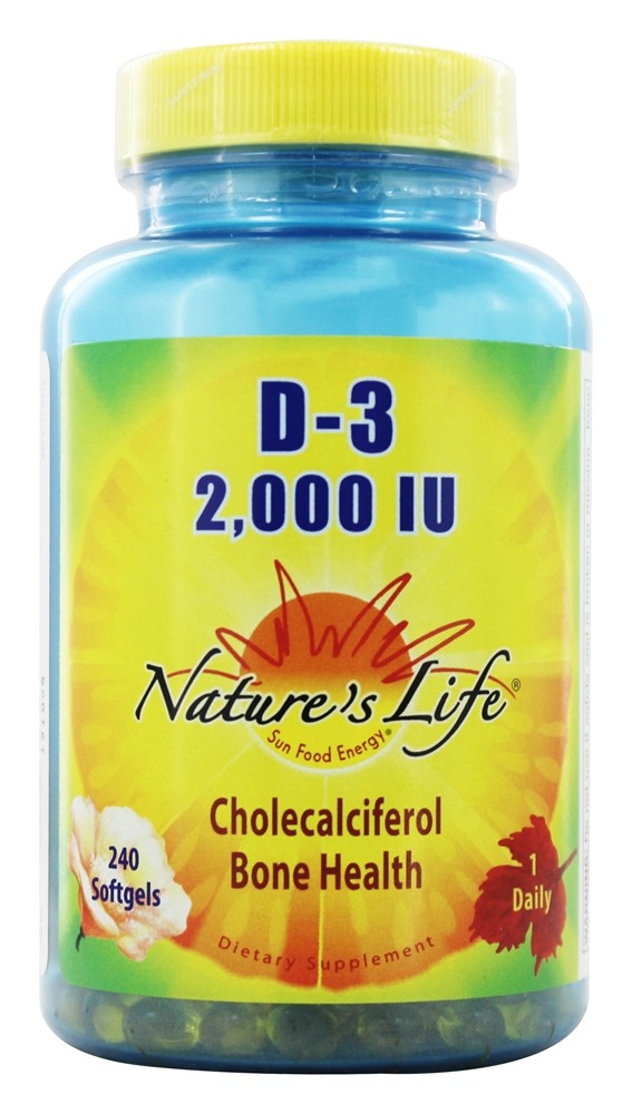 Nature's Life - D3 2000 IU - 240 Softgels
