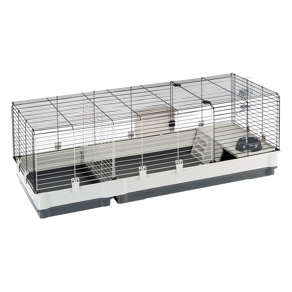 Ferplast Plaza 140 Small Pet Cage - Grey: 142 x 60 x 50 cm (L x W x H)