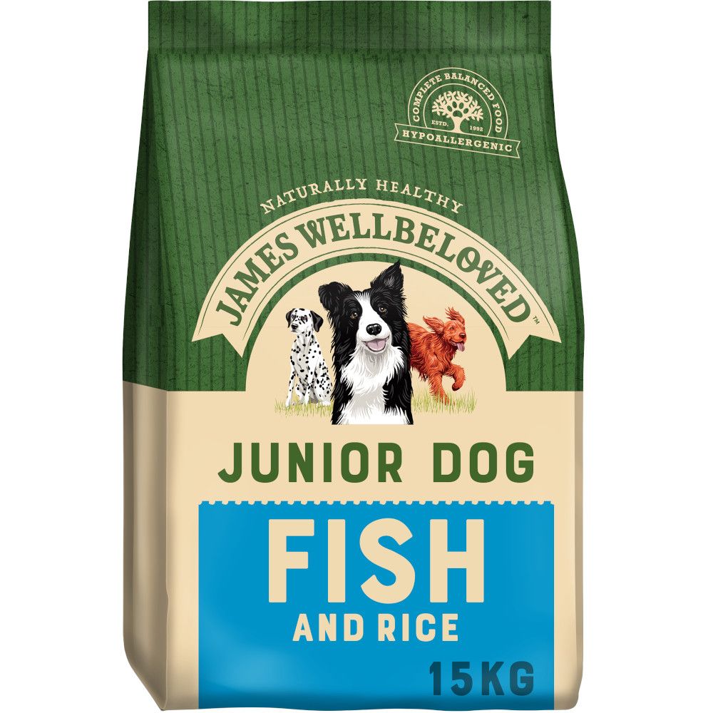James Wellbeloved Junior - Fish & Rice - 15kg