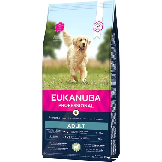 Kop Eukanuba Breeder Adult Large Breed Lamb Rice 18 kg online Apovet