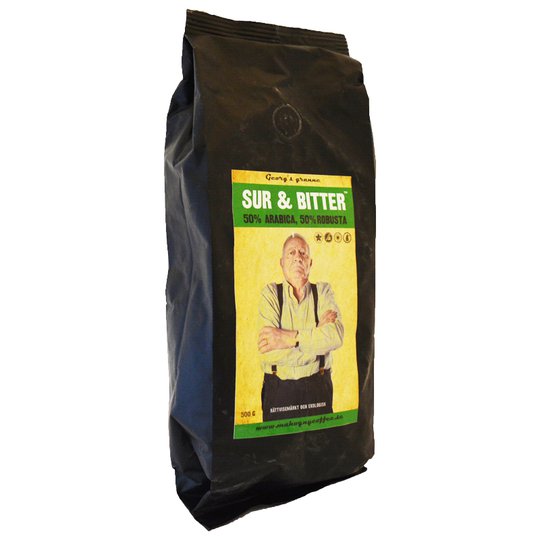Kahvipavut "Sur & Bitter" 500 g - 60% alennus